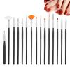 15pcs DIY Nail Art Manicure Pen Tool Kit Dotting Line Drawing Painting Brush Set