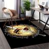 Ring of Power,Sword of Destiny Polyester Office Carpet Chair Mats, Home Decor Dormitory Floor Protector with Anti-Skid Backing, Large Area C