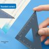 M&G ARL960G0 Aluminum Alloy 4-Piece Ruler Set