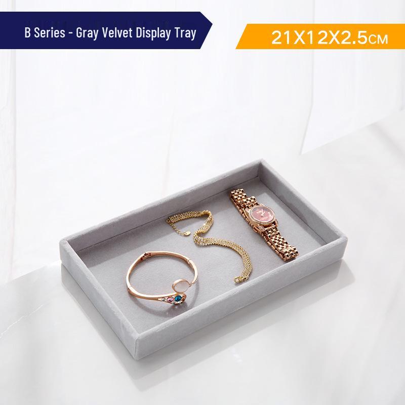 Large Transparent Jewelry Storage Box with Multi-Compartment Display for Necklaces, Earrings, Lipsticks, and Studs