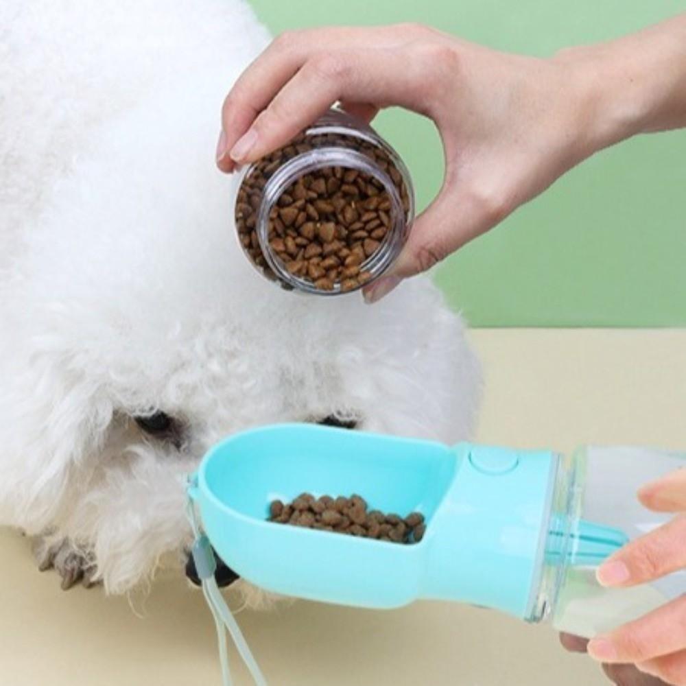 Leak Proof Portable Pet Water Bottle Heat-resistant Dog Food Container Water Dispenser  Dog Walking