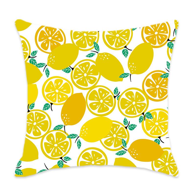 Home Pillow Floral Print Series Sofa Bedroom Leisure Pillow Floral Pattern