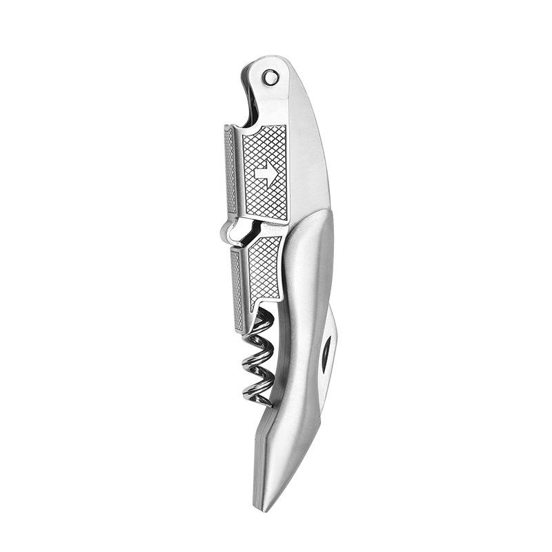 3 In 1 Waiter Corkscrew Wine Opener Wooden Handle Heavy Duty Corkscrews Cork Openers Manual Restaurant Wine Key JT331