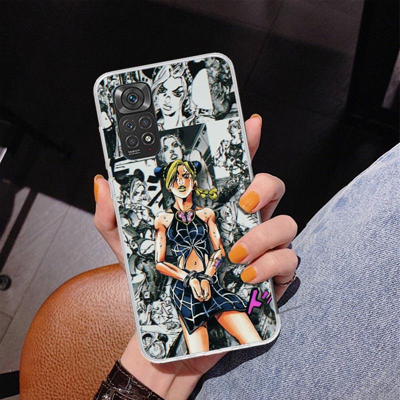 JoJo Bizarre Adventures Anime Phone Case For Xiaomi Redmi Note 15 14 13 12S 12 11 Pro Plus 14S 11S 11E 10 10S 11T 5G Personalize