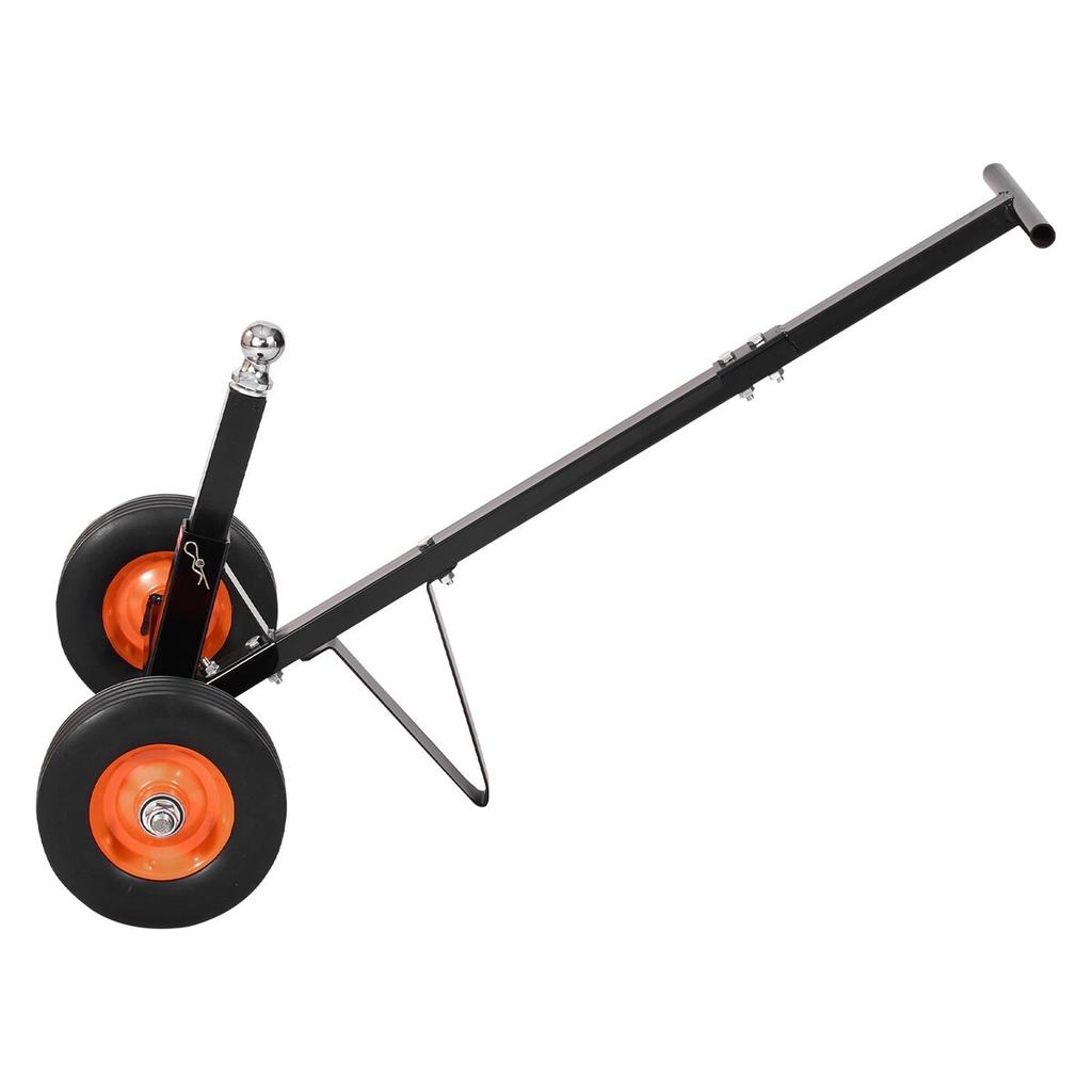 600lbs Trailer Dolly 16.5 and 22 inAdjustable Height 1-7/8 In Ball Solid Tires