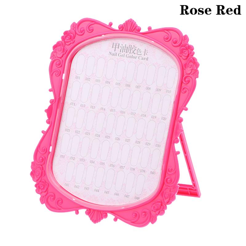 Professional Model Nail Gel Polish Color Display Box Book Dedicated 48 Color Card Chart Painting Manicure Nail Art Tools
