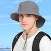 Summer Hiking Sun Hat Quick Dry Breathable Summer Uv Protection Bucket Hats For Fishing Camping Traveling Western Cowboy Hats