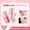 PZAT Lip Mud: 3-in-1 Lip & Cheek Cream Blush, Lipstick, Eyeshadow with Silicone Applicator