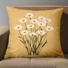 1 Pieces Boho Daisy Floral Throw Pillow Covers Pattern Cushion Cover Suitable For Sofa Bedroom Car Pillow Cover