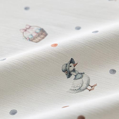 1PC Nuan Series Dumbo Hot Air Balloon Blackout Curtains, Simple Hand-painted Children's Room Curtains for Bedroom Living Room Home Decor