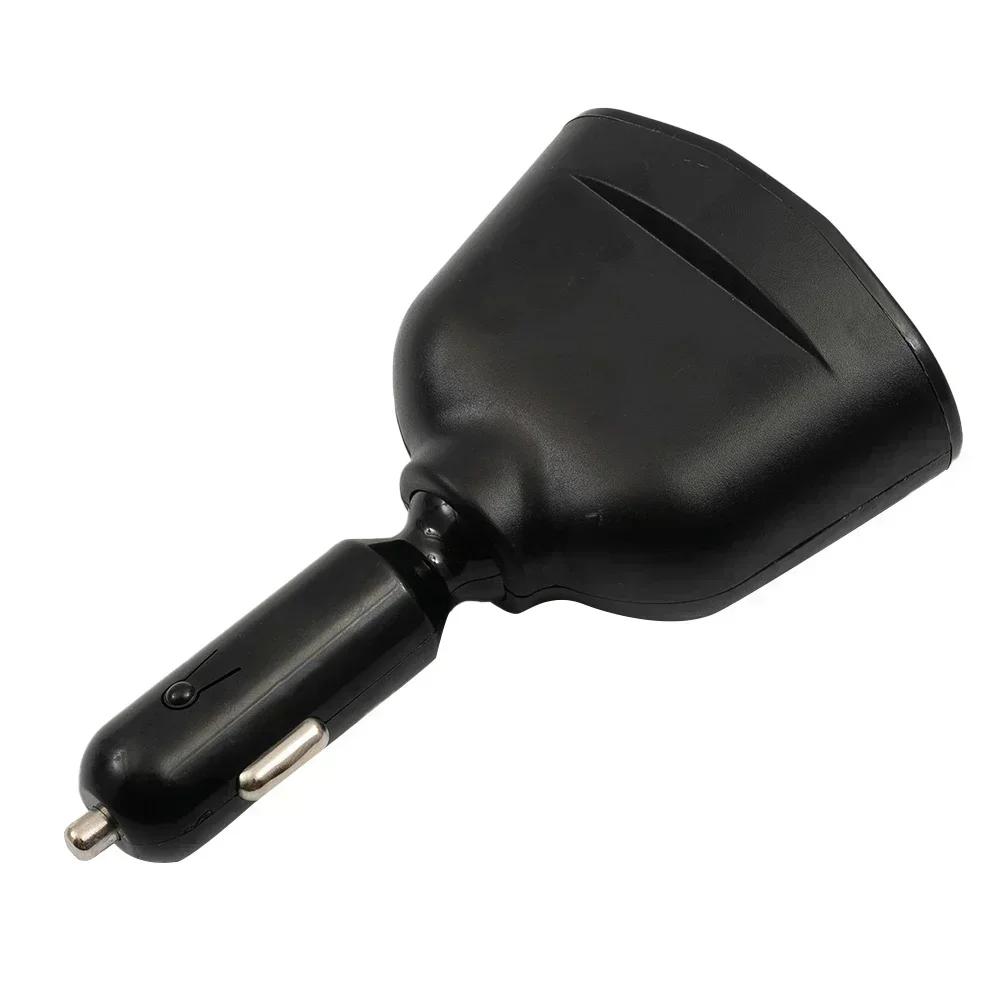 QC3.0 Car Charger 12V/24V Dual USB Power Adapter Car Lighter Socket Type-C+QC3.0+2.4A Cigar Lighter Double Expansion