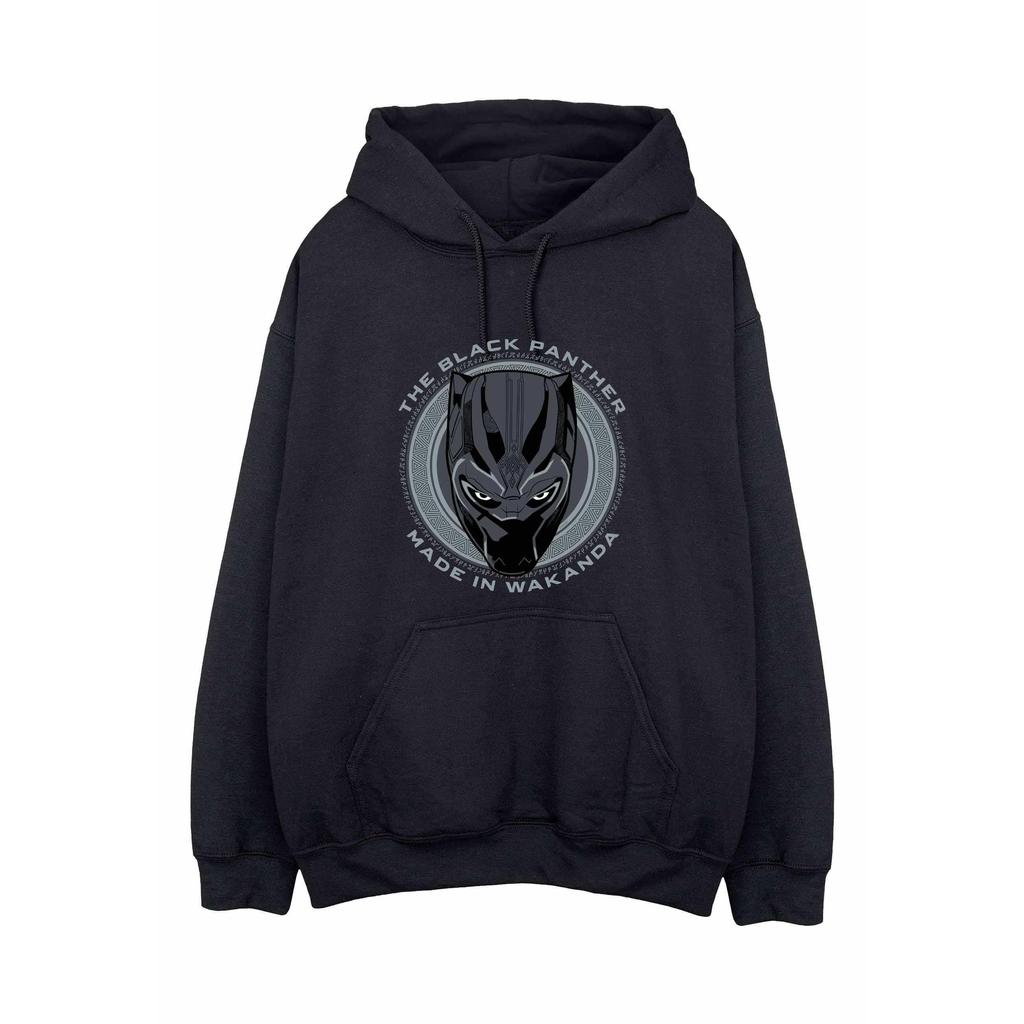 Black Panther Herren-Kapuzenpullover aus Wakanda-Baumwolle