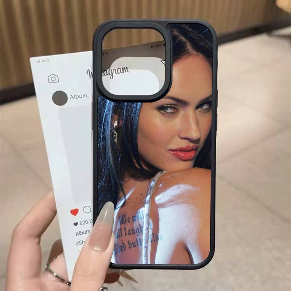 Jennifers Body Megan Fox Black Silicone Hard Plastic Phone Case For Iphone 17 Air 16 15 14 13 12 11 Pro Max PC+TPU Case