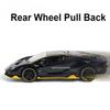 1:24 GTR IE EVO 720S Huayra Veneno Sian LP770 Car Model Toy Metal Diecast Music Light Doors Opened Simulation Vehicles for Boys