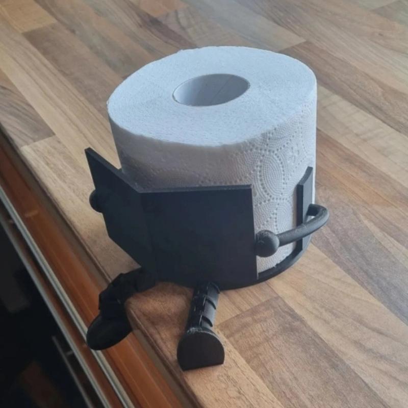 

Creative Sitting & Reading Partner Toilet Paper Holder 3D Printing Tissue Roll Paper Dispenser Bathroom Decor Accessories