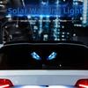 Creative Solar Warning Light Suction Cup Installation LED Atmosphere Light  Universal
