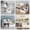 10 Compartments Desktop Stationery Storage Box Cute Bunny Desk Pen Holder  Office