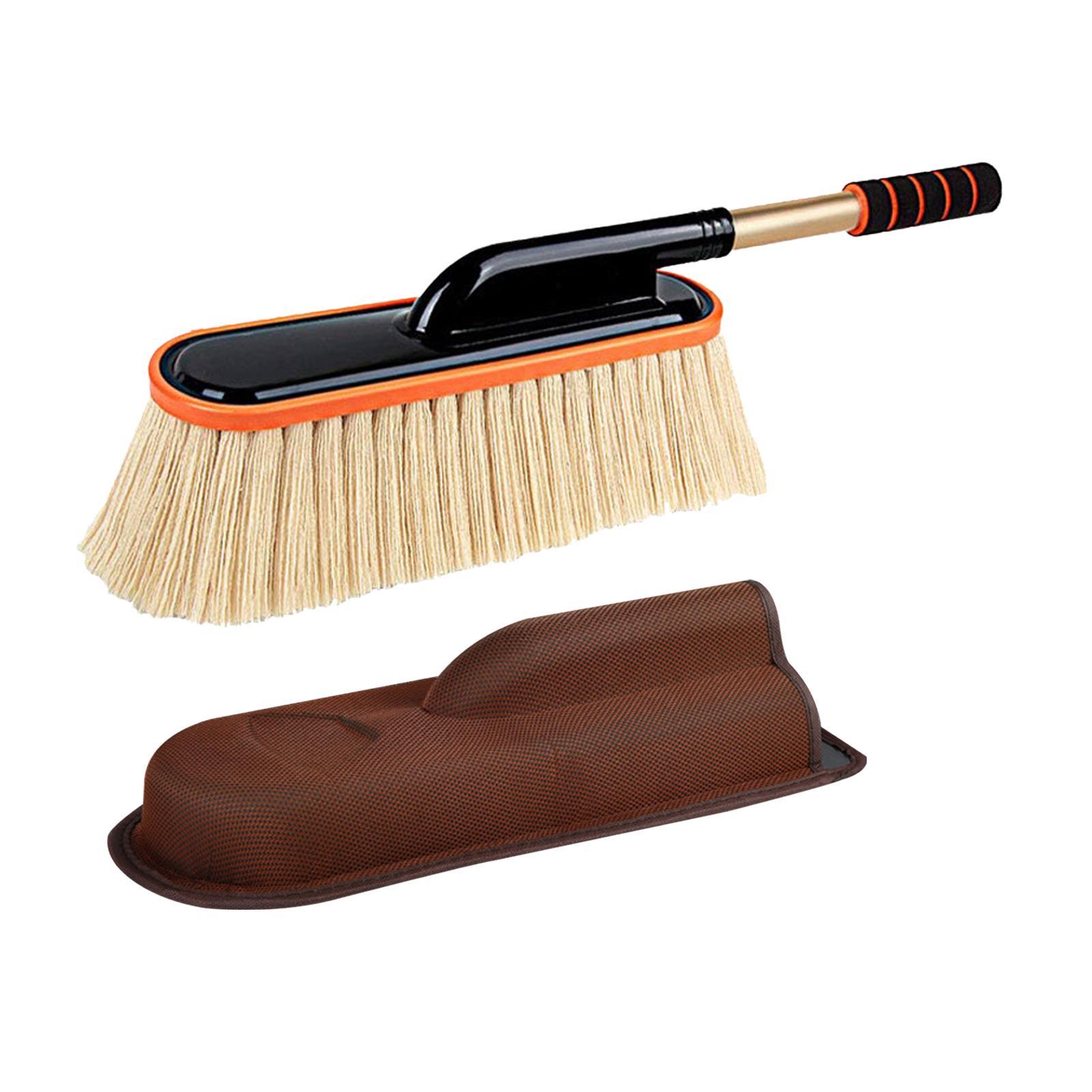 

Автомобильная щетка для пыли, выдвижная ручка, мягкая, регулируемая для автомобильного грузовика