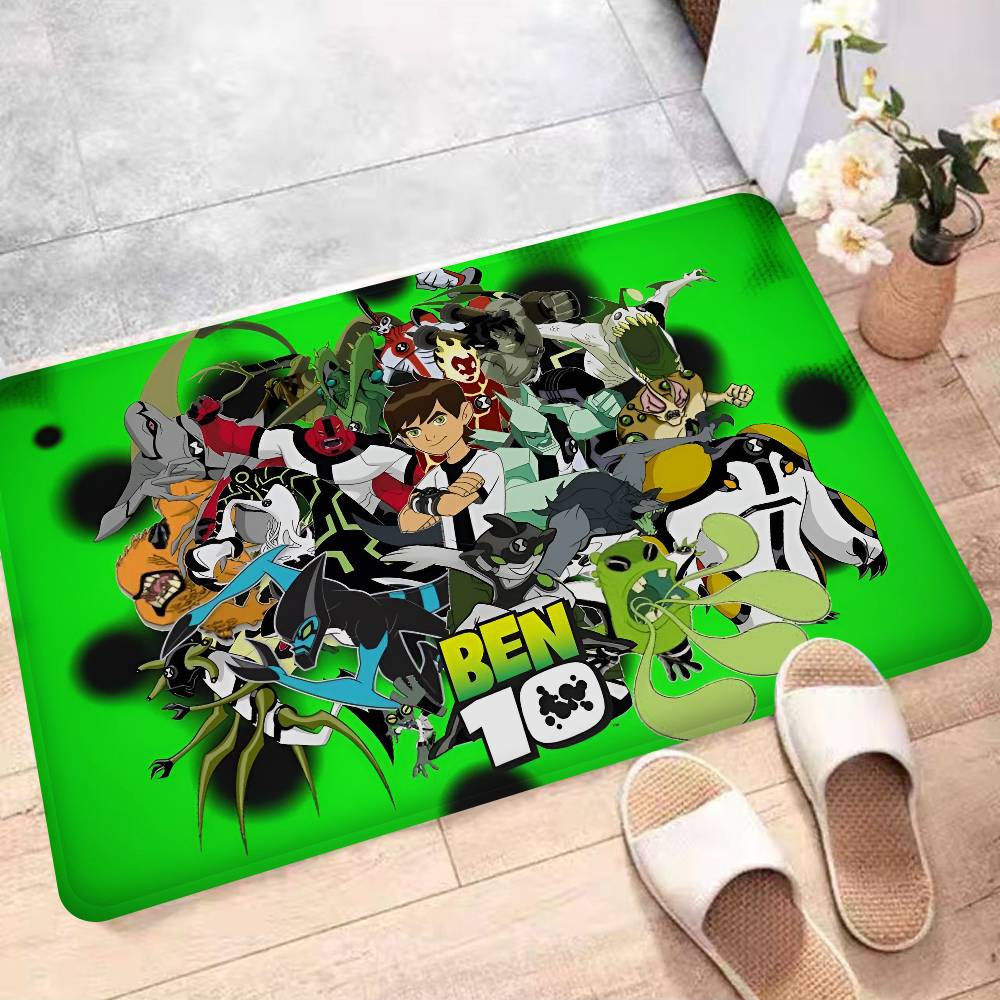 Cartoon B-Ben 10 Fußmatte Nordischer Stil Schlafzimmer Wohnzimmer Fußmatte Zuhause Balkon Rutschfest Alfombra