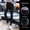 Pantalones de Yoga de Terciopelo Elástico para Mujer - Cálidos, de Secado Rápido, Levanta Glúteos, Aspecto de Dos Piezas para Otoño/Invierno