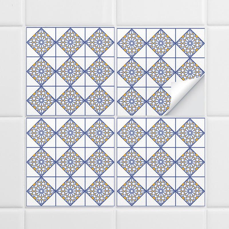10pcs Retro Self Adhesive Wall Sticker Kitchen Tile Sticker 15*15cm