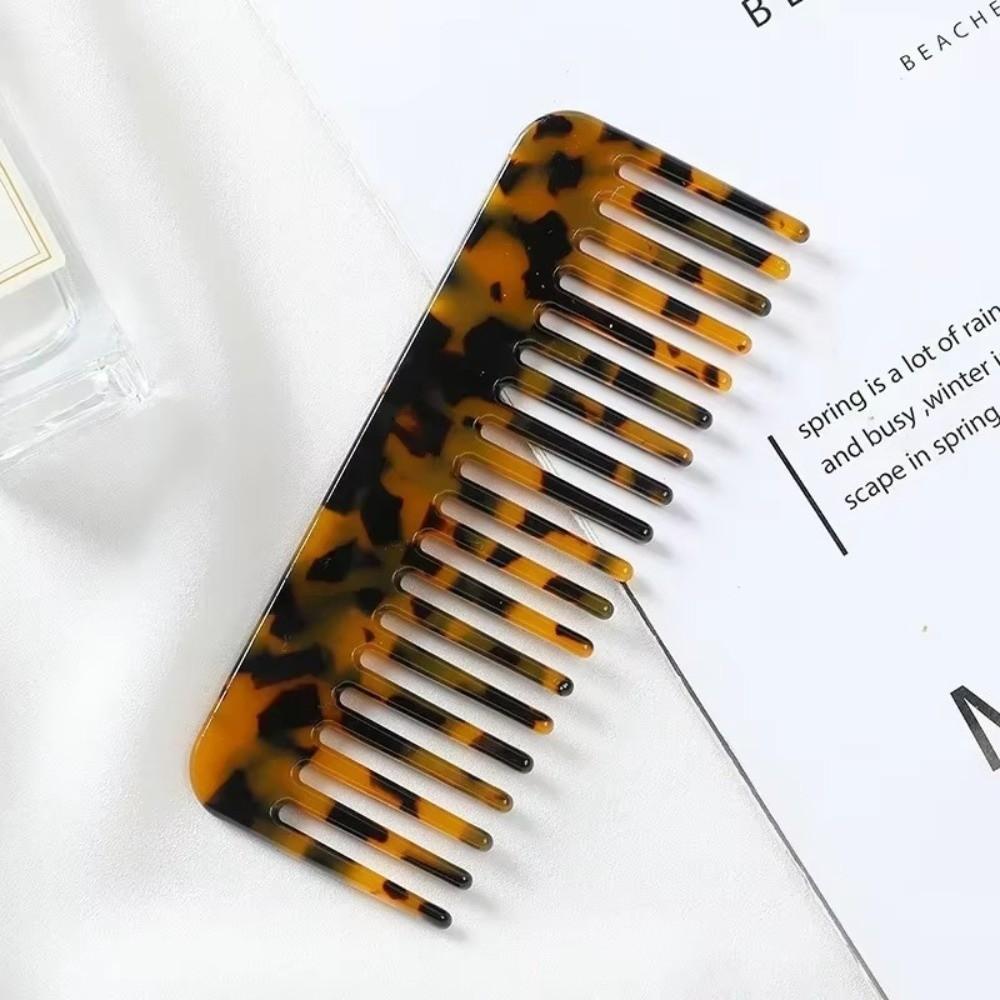 Anti-static Acetate Hair Combs Portable Hair Brush Wide Teeth Hair Comb  Hairdress Salon