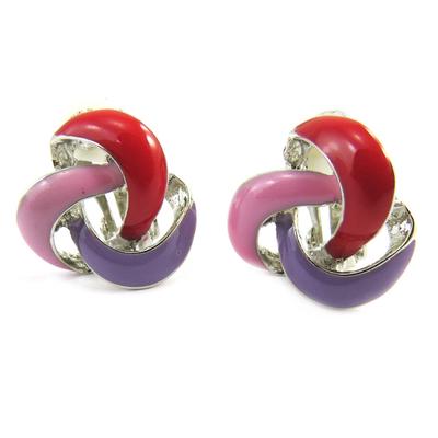 [M8026] - Clips Créateur 'Scarlett' rot rosa lila