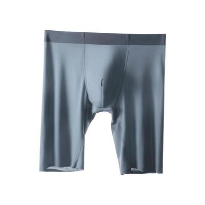Men's Ice Silk Quick-Dry Anti-Chafe Boxer Briefs with 10A Antibacterial Crotch