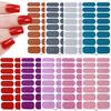 Yousheng Glitter Nail Polish Strips with File Easy Apply Remove Self Adhesive Women Full Nail Sticker Home Manicure DIY Nail Art Decoration