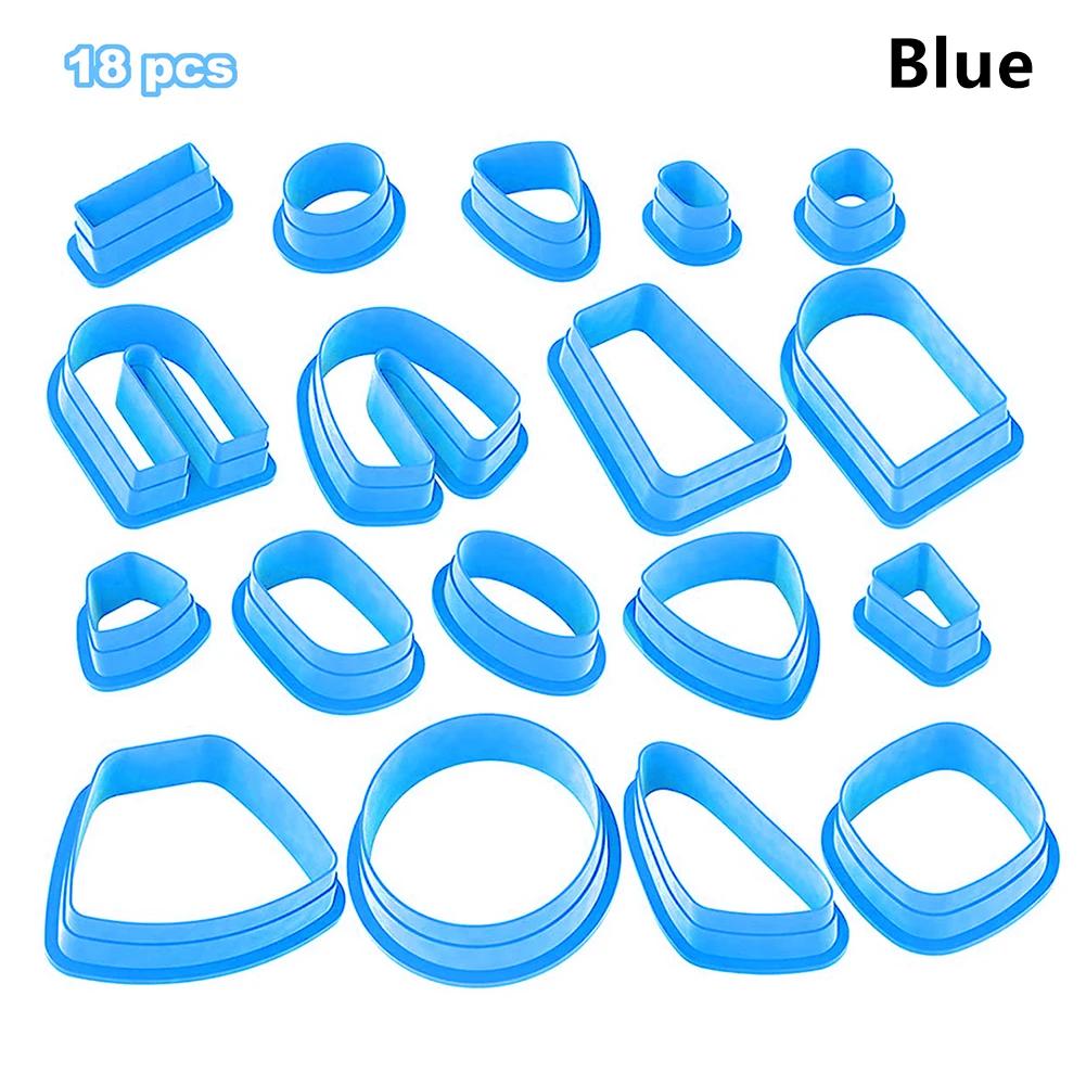 

Набор для резки полимерной глины, керамические серьги, пластиковая форма для резки, форма для выпечки, ручная работа, геометрический штамп, формочка для торта и печенья