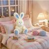 Adorable Pudding Rabbit Plush Toy - White Rabbit Comfort Doll & Sleep Companion Gift for Girls