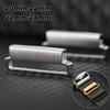 2pcs Stainless Steel Connector 22-24mm for Samsung Watchband Adapter Watches Quick Release for Huawei Watch 20-22mm Accessories
