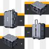 Lykus Waterproof Hard Case with Case with Internal Suitable for HC-7240 Wheels, Carry-on Casters, Built-in Lattice-Cut Foam, Dimensions 72x55x39.7cm,