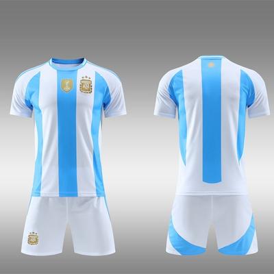 24-25B Argentina Home Team Training Jersey Football Jersey Children'S Jersey Children'S Clothing Adult Size 16-3Xl