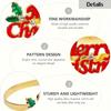 Christmas Restaurant Table Decor Durable Metal Holiday Accessories with Merry Christmas Design for Home Christmas Decoration
