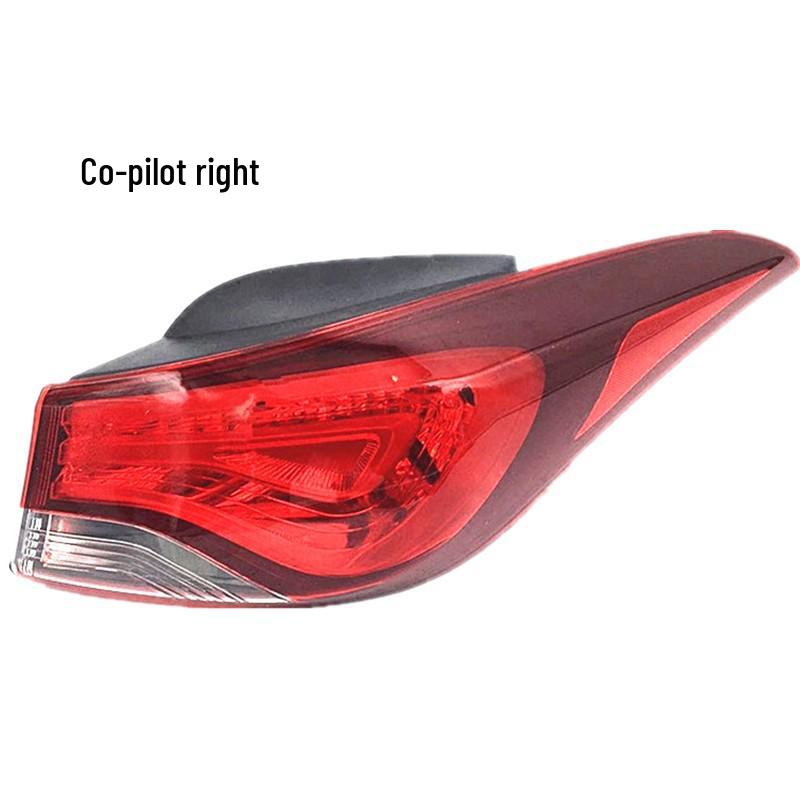 

Compatible Taillight Assembly for 2016 Hyundai Elantra: Rear Light Housing, Cover, and Semi-Assembly Driver Side Outer - Standard