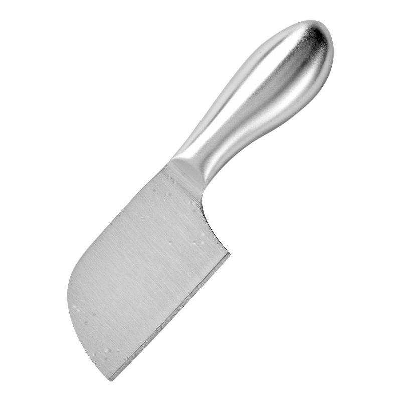 All-Stainless Steel Cheese Knife Set: Hollow Handle with Butter Knife, Pizza Knife, Cheese Fork, Cheesecake Knife and Fork.