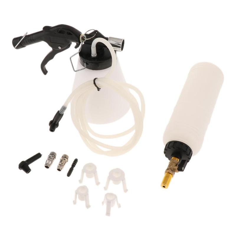 Brake Clutch Bleeder Bleeding Fluid Kit Air Powered Pneumatic Vacuum 1L