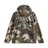 Li Ning Basketball Series Water-Resistant Lettered Hooded Long Sleeve Windbreaker Men Outerwear Camouflage AFDU505-4