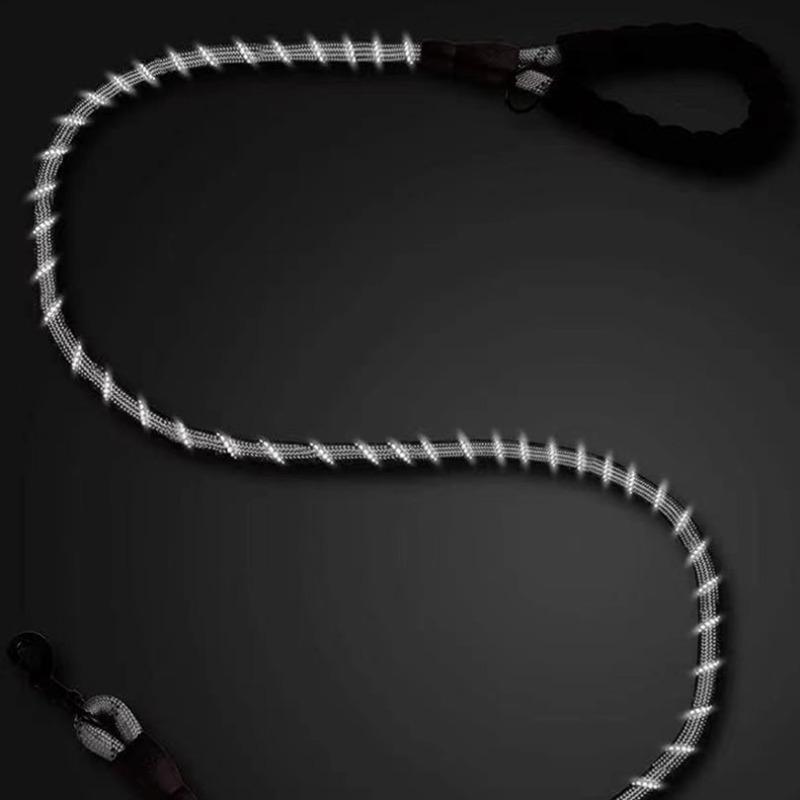Nylon Dog Leash Chain Reflective Design Dog Collar Durable and Sturdy Puppy Harness Soft Pets Supplies Dogs Accessories
