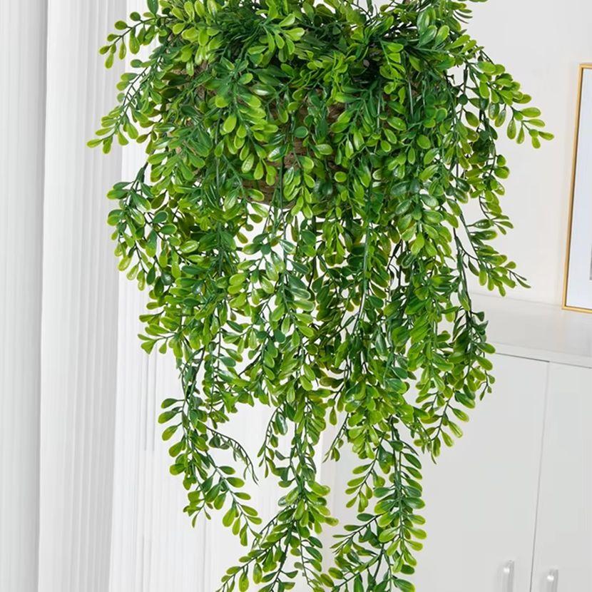 1Pc Fern Rattan Artificial Plastic Plants Home Table Windowsill Wall Hanging Christmas Wedding Arch Diy Balcony Decorative Props