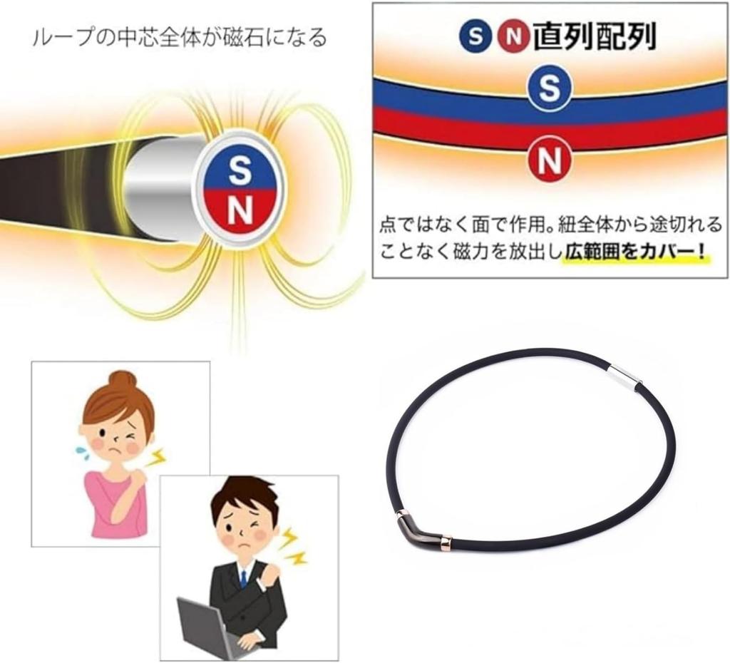 [LEYXUAN] Necklace, Silicone, Stainless Steel, Germanium, Magnetic Joint Pendant, Fashionable, Easy to Put On and Take Off, High-Quality Design,