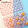 Ice Cube Mold Easy To Demould Convenient Cleaning Save Space with Lid Reused DIY Handmade 33 Spherical Ice Tray Juice Supply