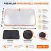 UV Protection Windshield Sunshade Reflective Car Front Window Auto Sun Visor  Windshield Protector