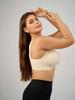 Seamless Plus Size Deep V Wire-Free Minimizing Bra with Side Support