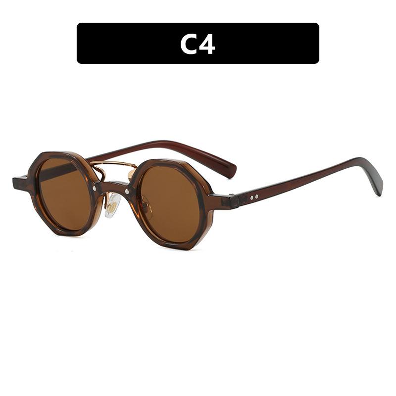 Steampunk Round Sunglasses Vintage Punk Luxury Brand Designer UV Protection Outdoor Driving Metal Hip Hop Sun Glasses