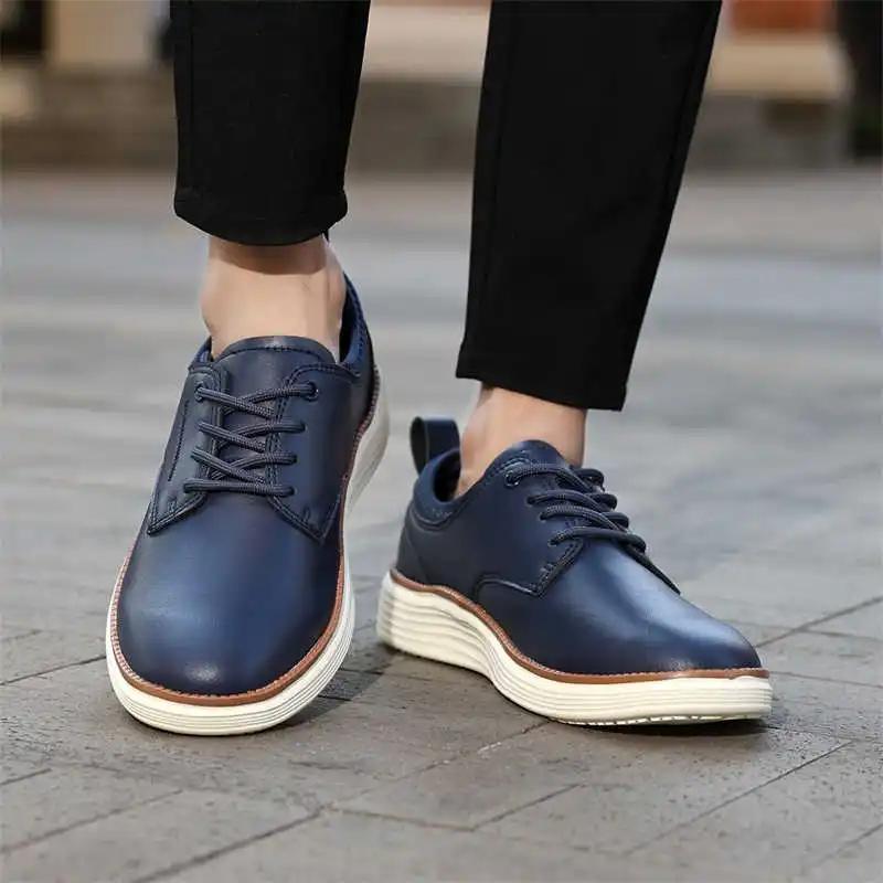 Fashion Demi-season Slip-resistant White Dress Shoes For Men Boots Men's Shoes Elegant Men's Designer Sneakers Sport Super Offers