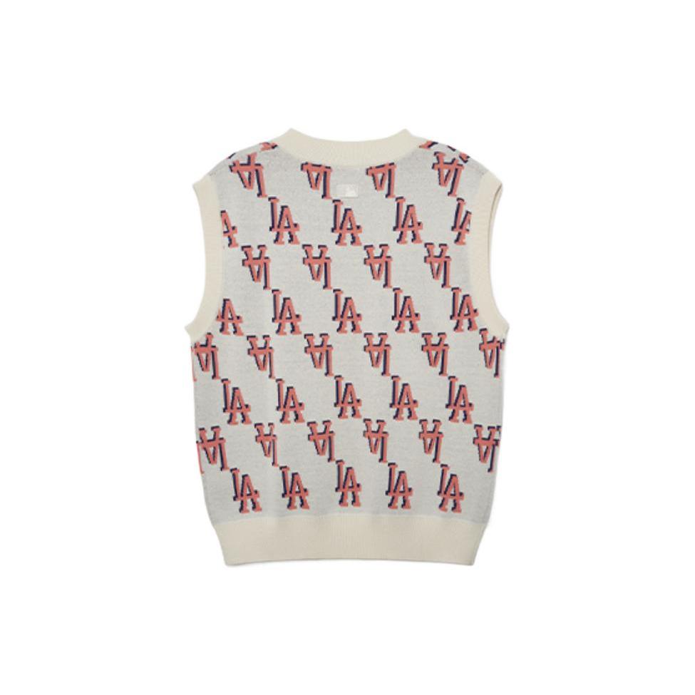 New MLB Vests Unisex Cream 3AKPM0331-07CRS