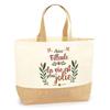 Sac en jute - PLANETEE - Filleule la vie est plus jolie - Multicolore - Fabriqué en France - Poignées solides