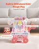 Ice Cream Cart for Kids Pretend Play Ice Cream Shop for Kids Aged 3+ Pink